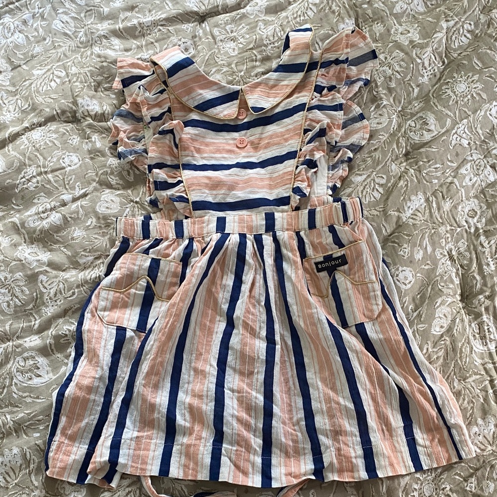 Bonjour Diary pinafore